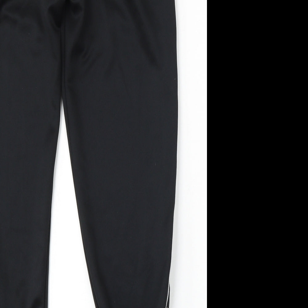 Nike Mens Black  Polyester Jogger Trousers Size S L28 in Regular