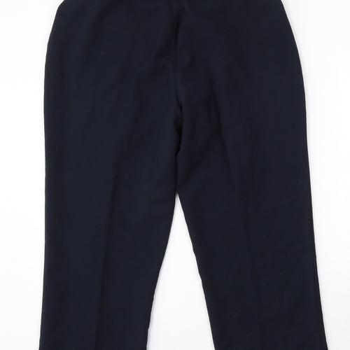 Mia Moda Womens Blue  Polyester Trousers  Size 18 L27 in Regular