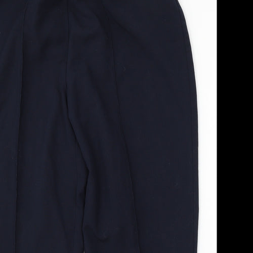 Mia Moda Womens Blue  Polyester Trousers  Size 18 L27 in Regular
