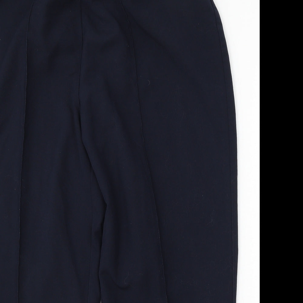 Mia Moda Womens Blue  Polyester Trousers  Size 18 L27 in Regular