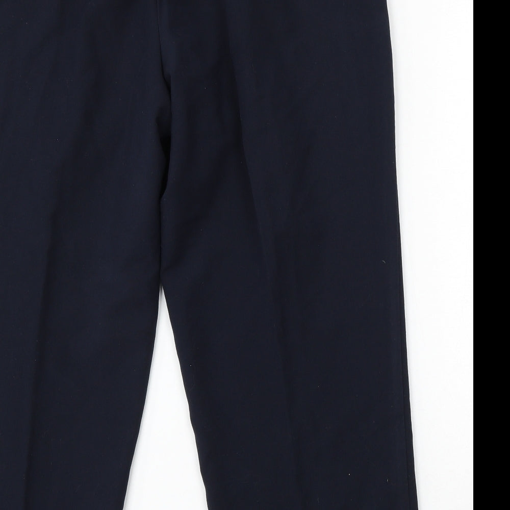 Mia Moda Womens Blue  Polyester Trousers  Size 18 L27 in Regular