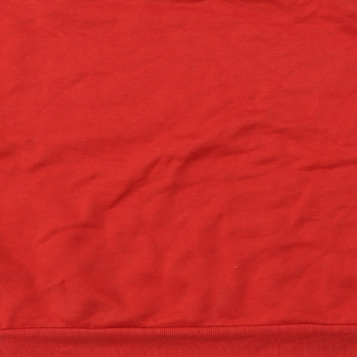 Primark Womens Red  Polyester Pullover Sweatshirt Size S