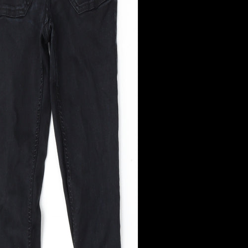 NEXT Womens Blue  Lyocell Skinny Jeans Size 8 L28 in Regular Button