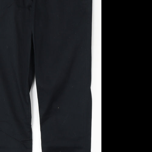 H&M Womens Blue  Cotton Straight Jeans Size 34 L30 in Regular Button
