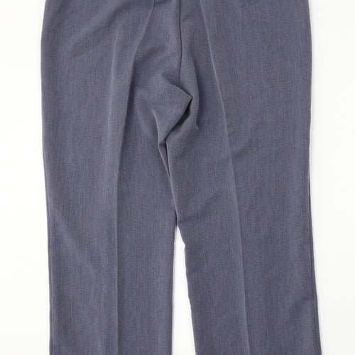 Classic Womens Blue  Polyester Trousers  Size 18 L27 in Regular