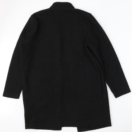F&F Womens Black V-Neck  Polyester Cardigan Jumper Size 16
