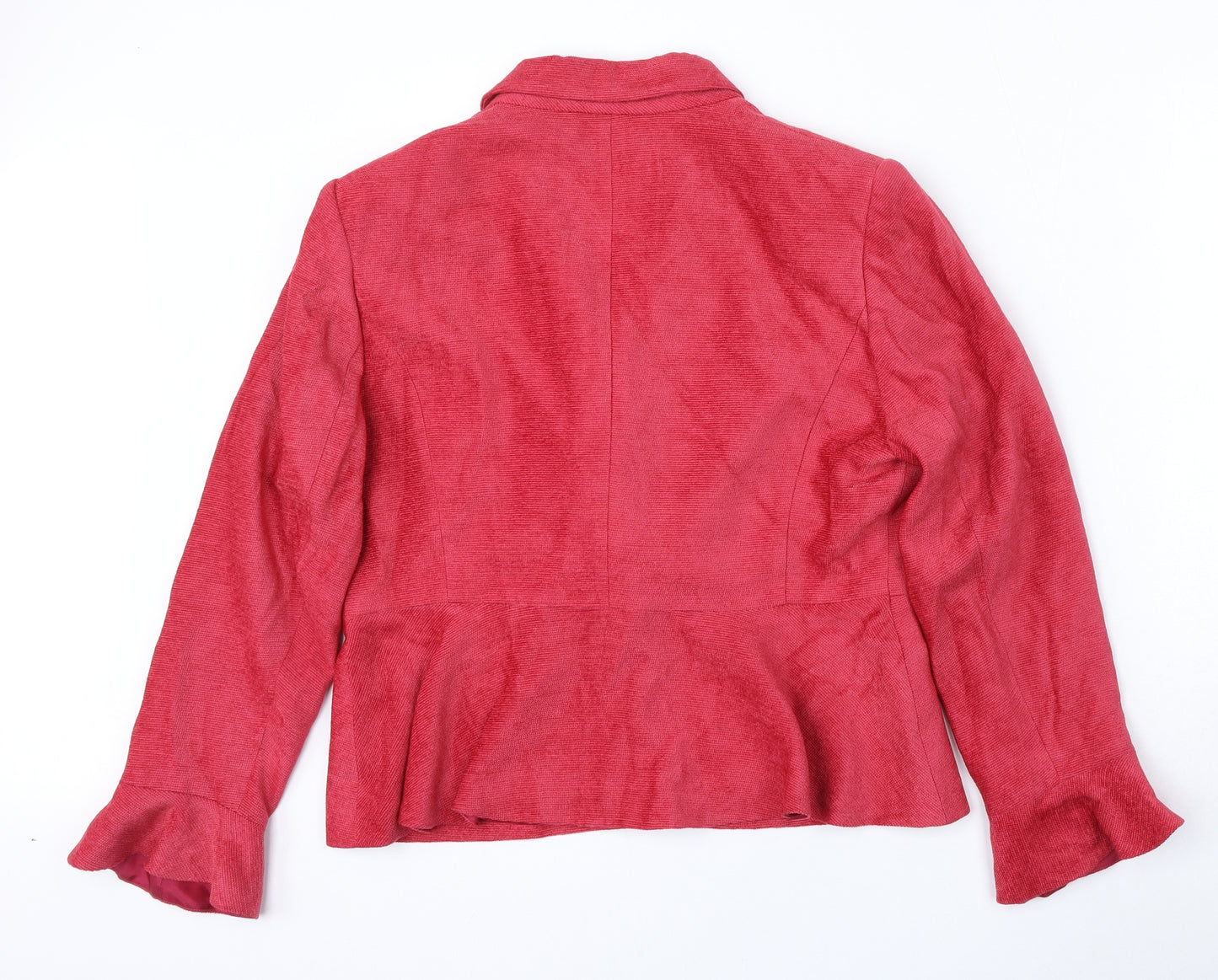 Country Casuals Womens Pink  Viscose Jacket Blazer Size 14
