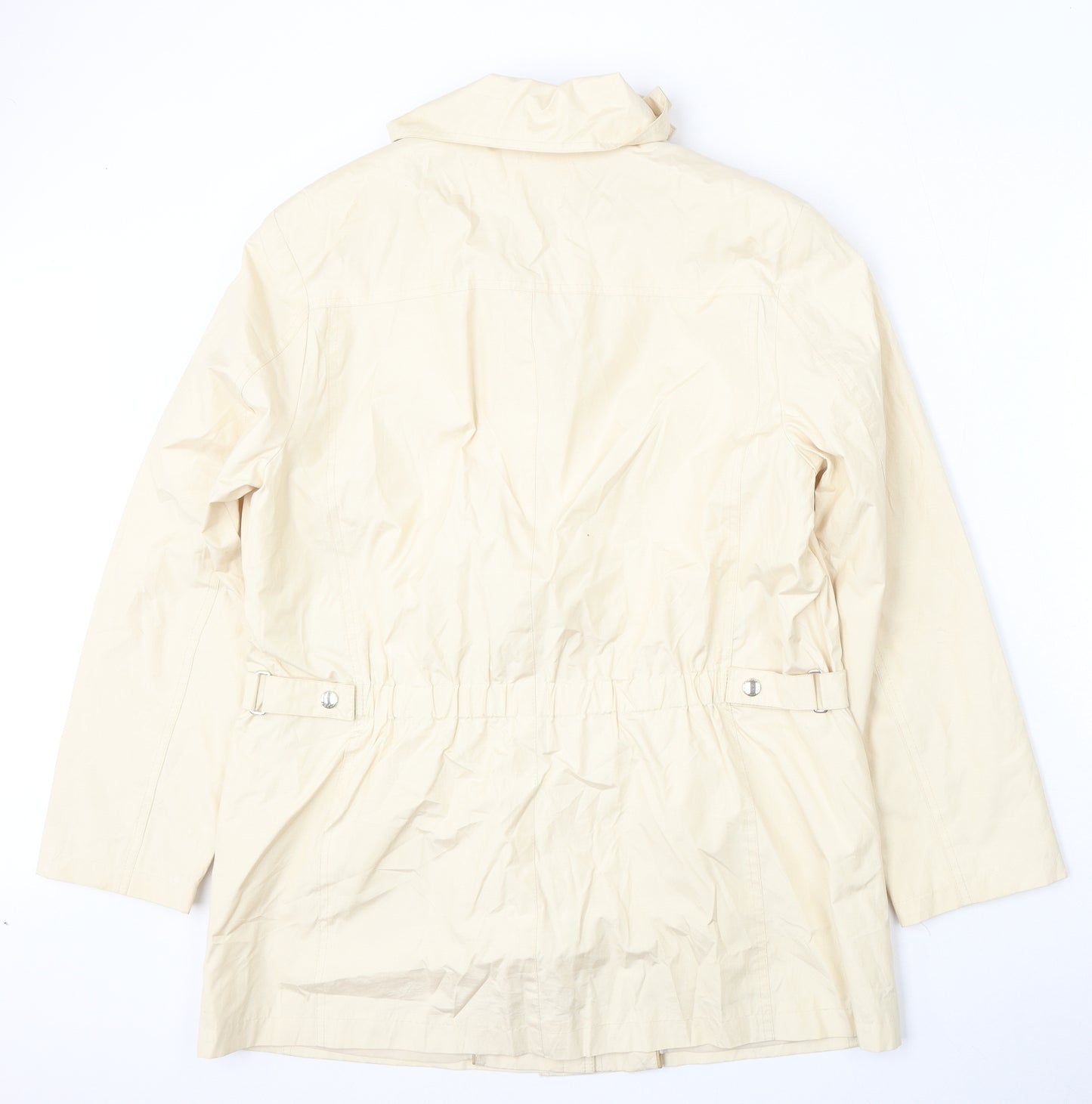 Concept UK Womens Yellow   Jacket  Size 12  Button