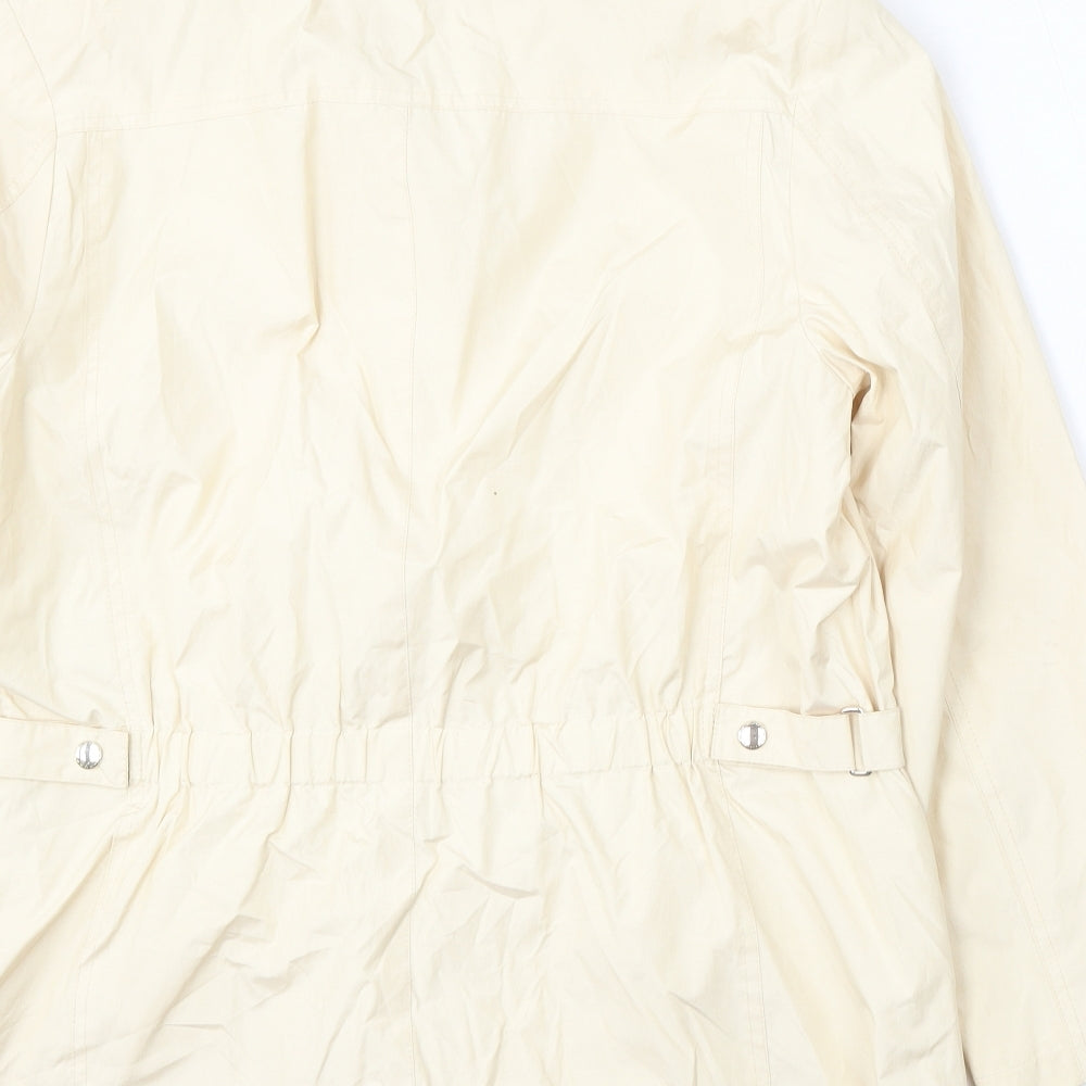 Concept UK Womens Yellow   Jacket  Size 12  Button