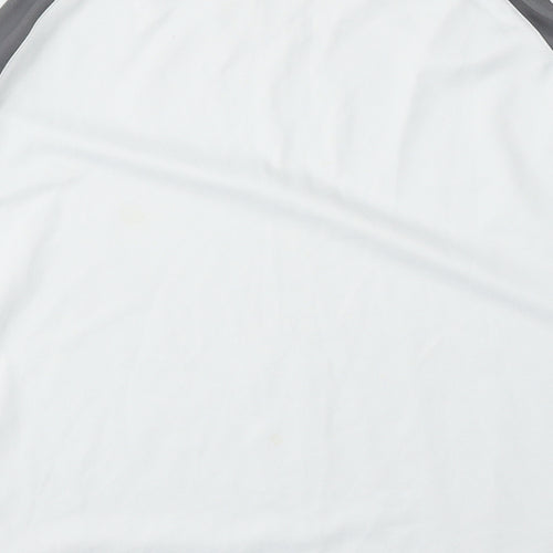 Nike Mens Grey  Polyester  T-Shirt Size XL Round Neck