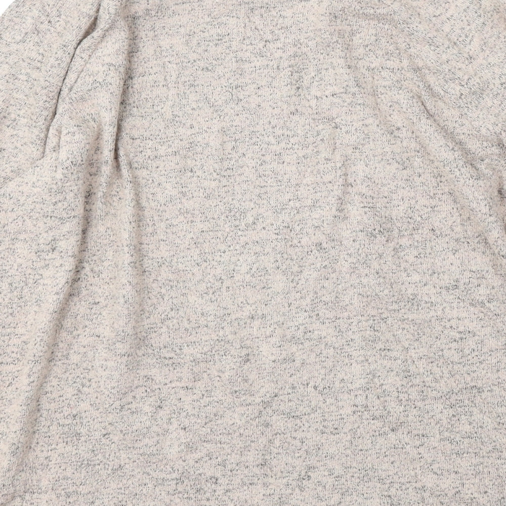 NEXT Womens Beige Roll Neck  Viscose Pullover Jumper Size 10