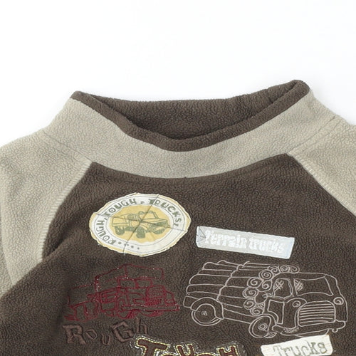 George Boys Beige  Polyester Pullover Sweatshirt Size 2-3 Years