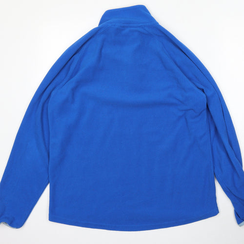 Universal People Womens Blue  Polyester Pullover Sweatshirt Size L  Zip