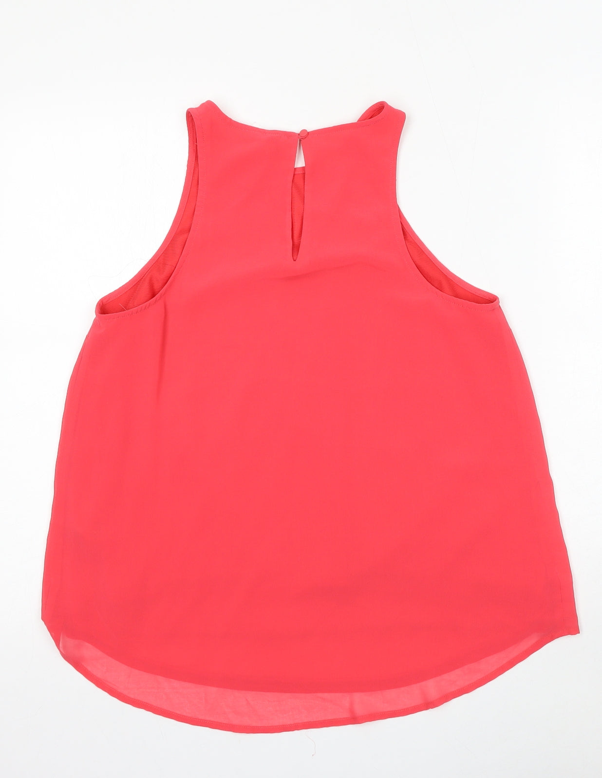 Divided by H&M Womens Red  Polyester Camisole Tank Size 8 Round Neck