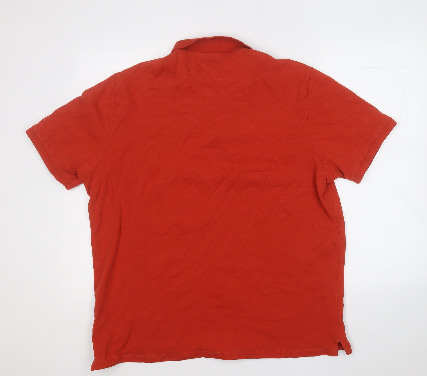 NEXT Mens Orange  Cotton  Polo Size XL Collared