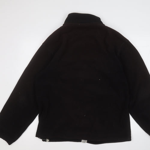 zantos Mens Black   Jacket  Size M  Zip