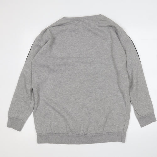 Primark Womens Grey  Polyester Pullover Sweatshirt Size L