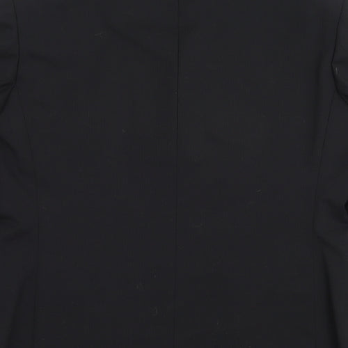 River Island Mens Black  Polyester Jacket Blazer Size 38