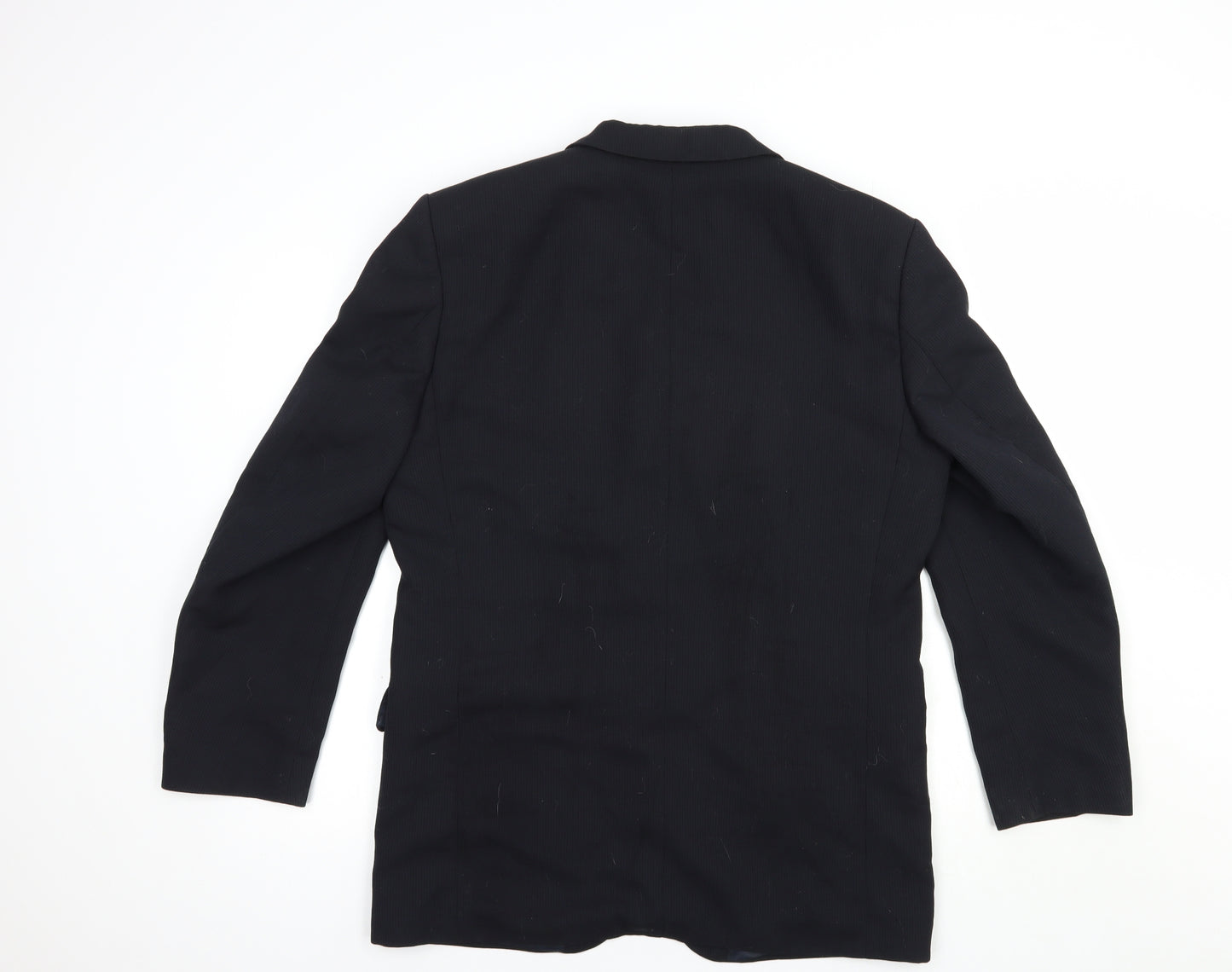 Hugo James Mens Black  Polyester Jacket Blazer Size 40
