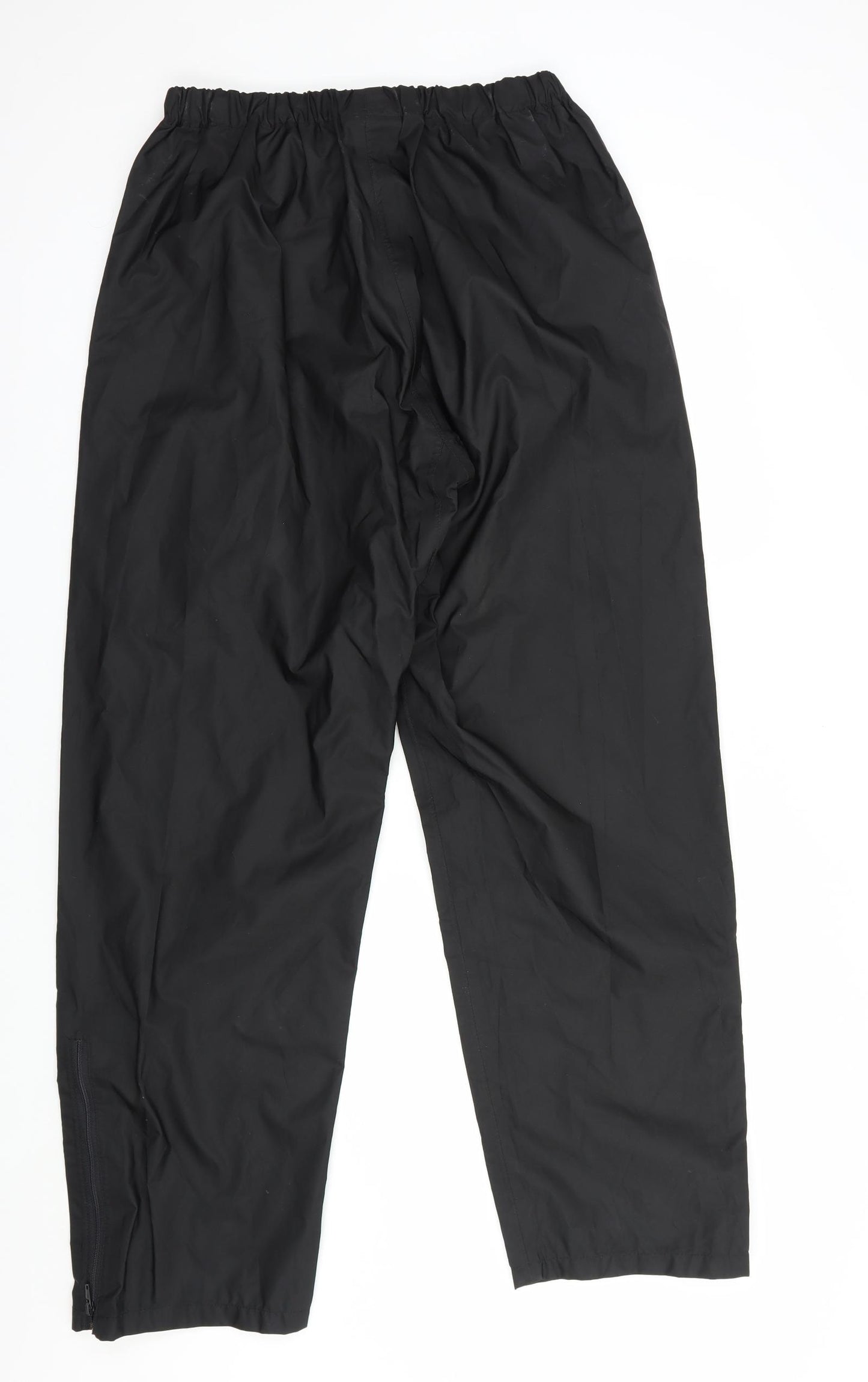 Preworn Mens Black  Nylon Rain Trousers Trousers Size M L33 in Regular