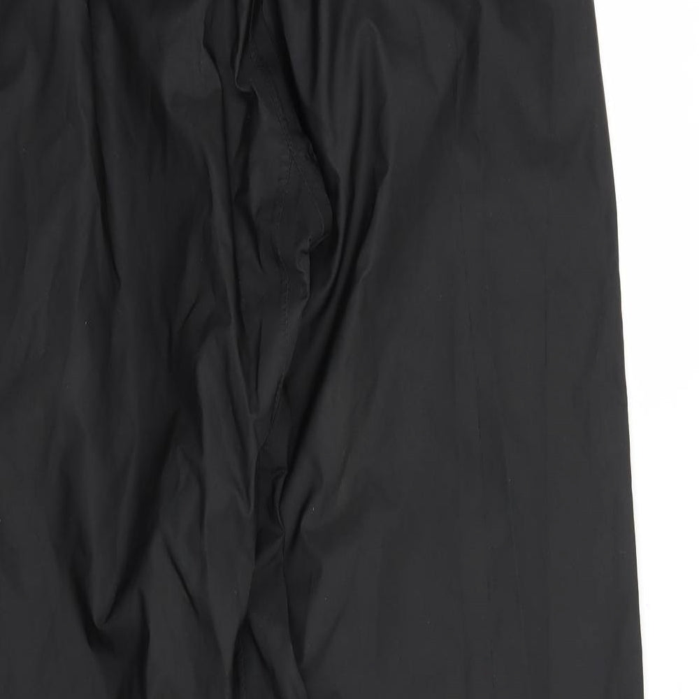 Preworn Mens Black  Nylon Rain Trousers Trousers Size M L33 in Regular