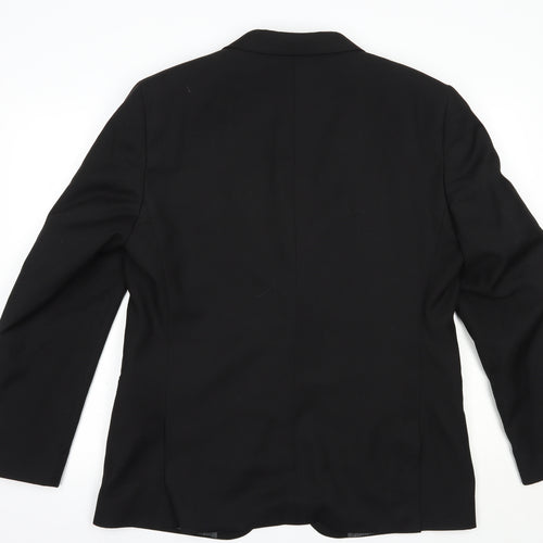 Very Mens Black  Polyester Jacket Blazer Size 42