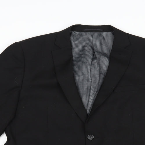 Very Mens Black  Polyester Jacket Blazer Size 42