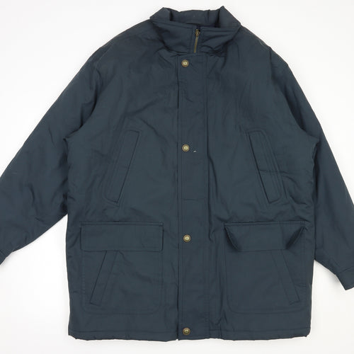 C&A Mens Green   Puffer Jacket Jacket Size L  Zip