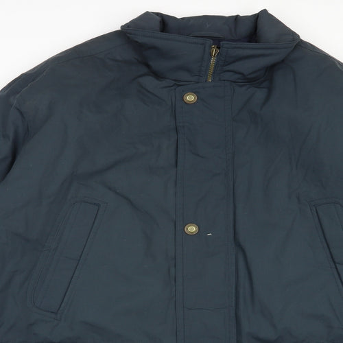 C&A Mens Green   Puffer Jacket Jacket Size L  Zip