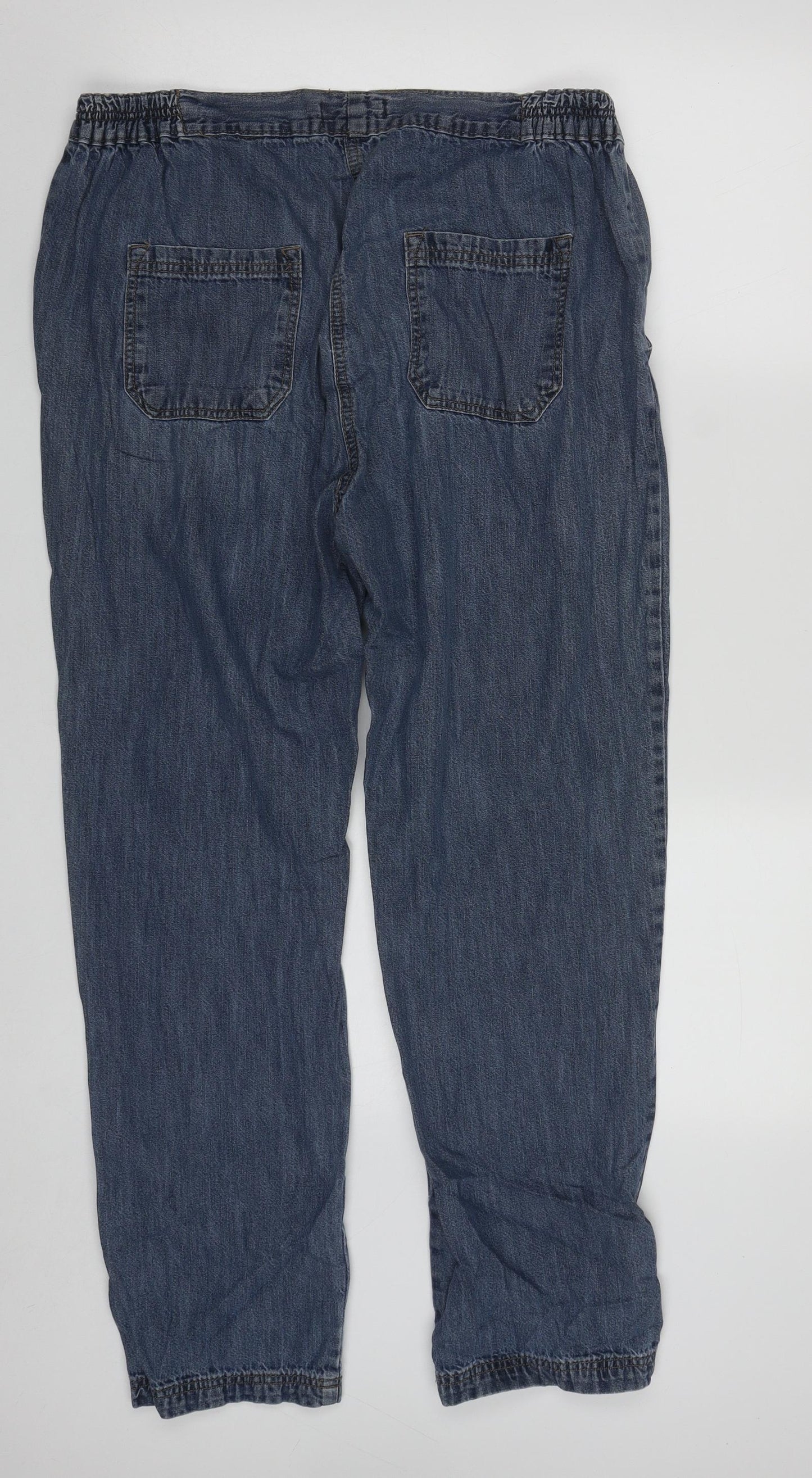 Jupiter Womens Blue  Cotton Straight Jeans Size 32 in L29 in Regular