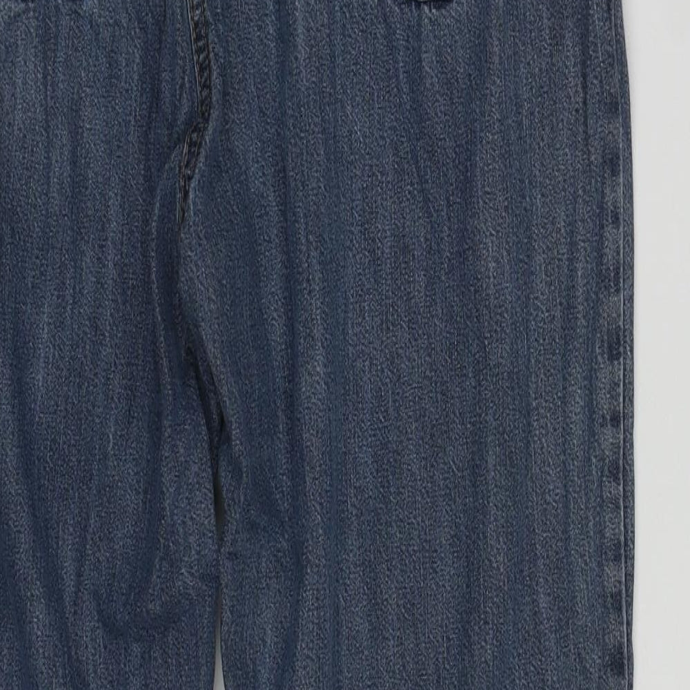 Jupiter Womens Blue  Cotton Straight Jeans Size 32 in L29 in Regular