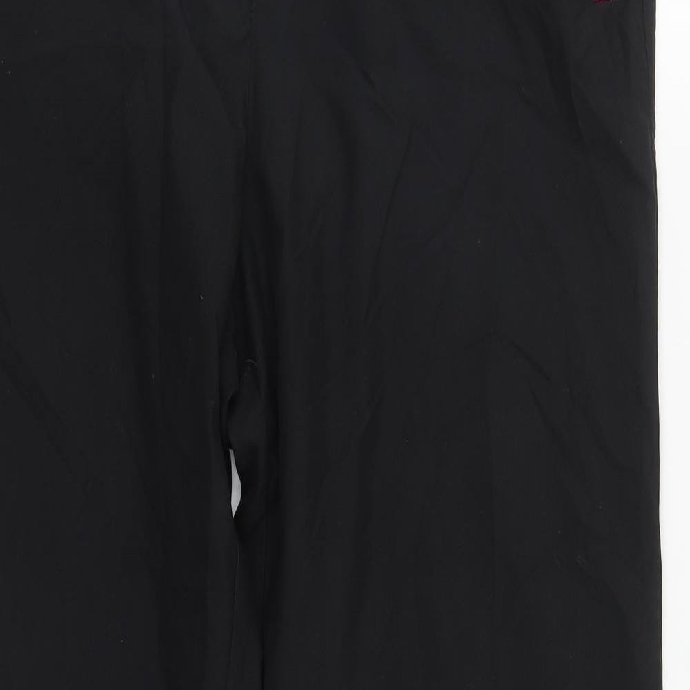 Dorothy Perkins Womens Black  Polyester Trousers  Size 16 L33 in Regular Zip