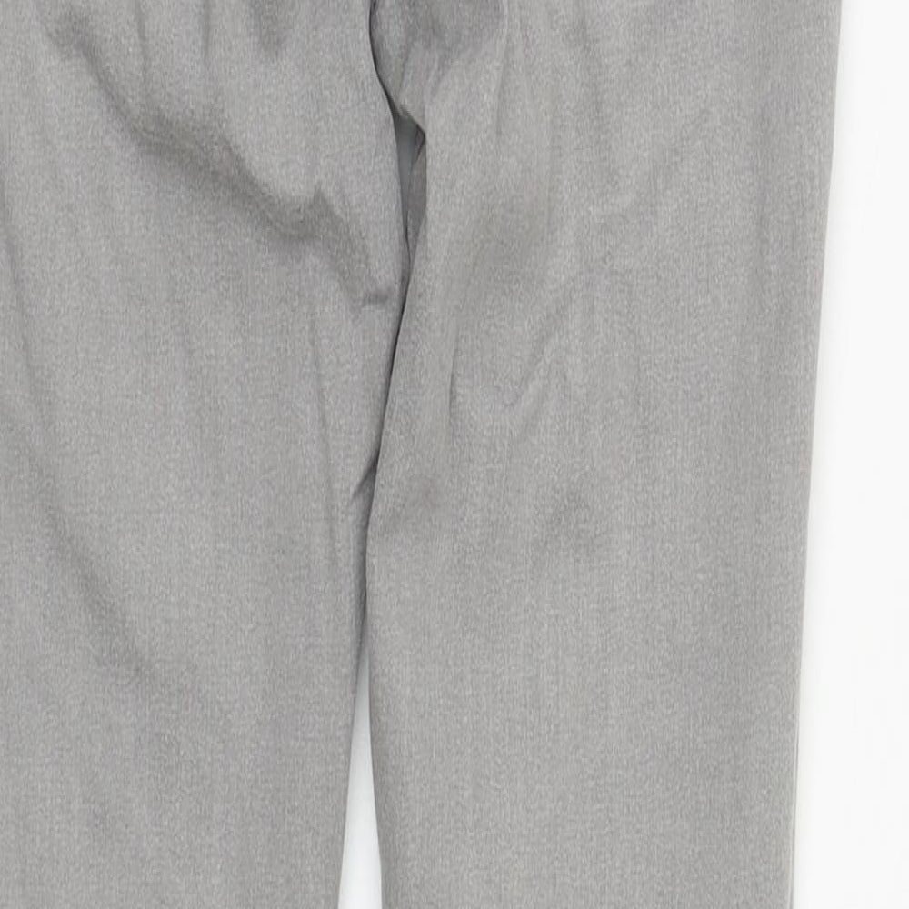 George Womens Grey  Cotton Straight Jeans Size 10 L27 in Regular Zip