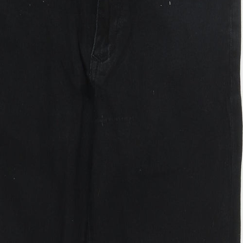 River Island Womens Black  Cotton Skinny Jeans Size 34 in L24 in Regular Zip