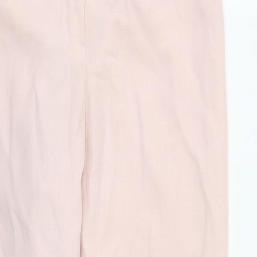 Dorothy Perkins Womens Pink  Polyester Trousers  Size 10 L27 in Regular Zip