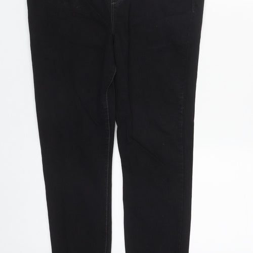 Pep&Co Womens Black  Cotton Jegging Jeans Size 12 L27 in Regular
