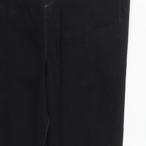 Pep&Co Womens Black  Cotton Jegging Jeans Size 12 L27 in Regular