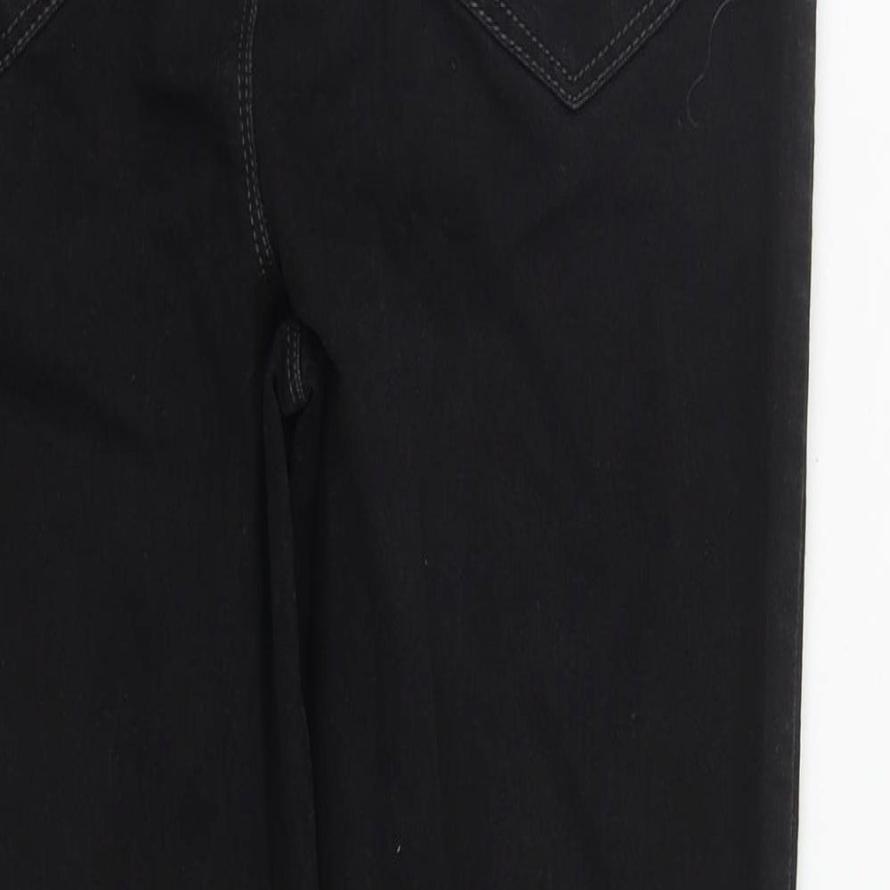 Pep&Co Womens Black  Cotton Jegging Jeans Size 12 L27 in Regular