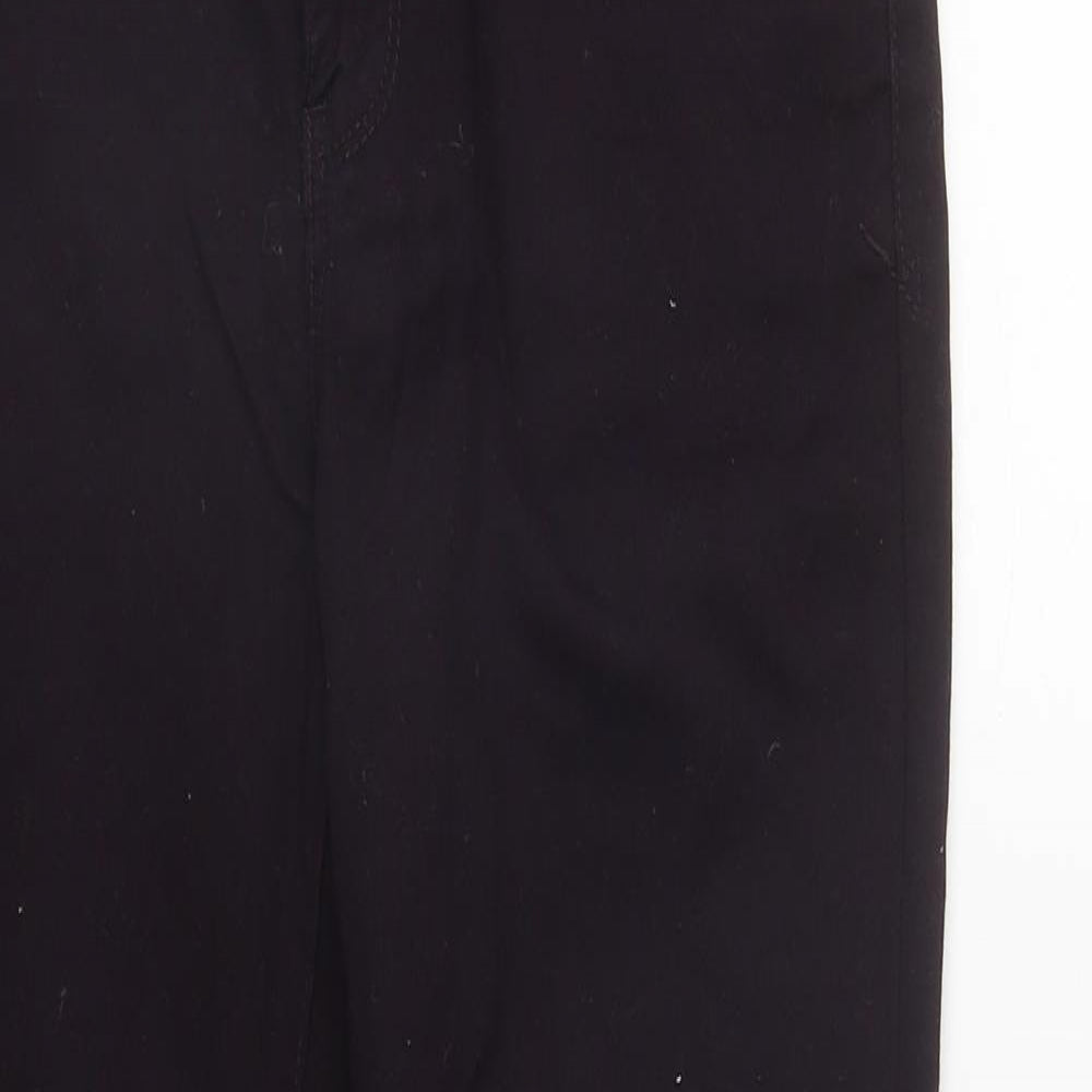 New Look Womens Purple  Cotton Straight Jeans Size 10 L27 in Regular Zip