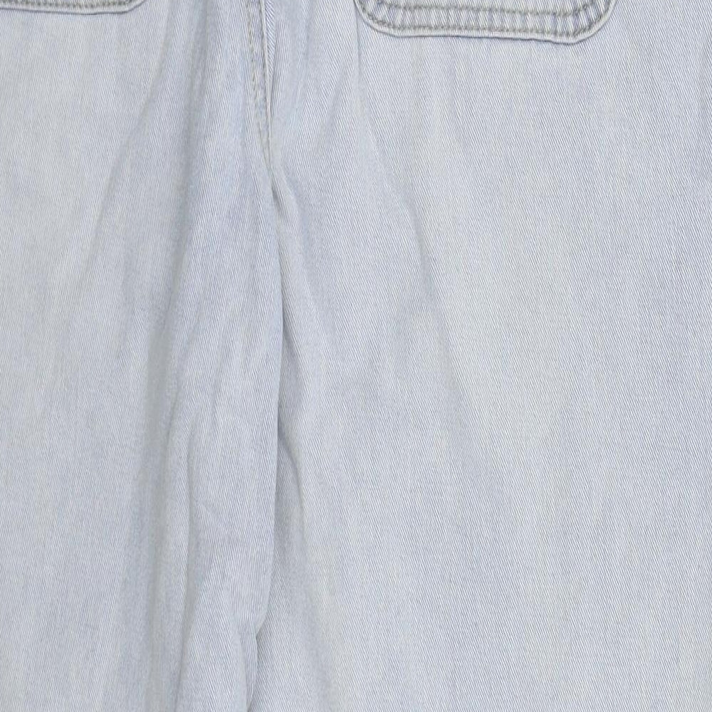 TU Womens Blue  Cotton Tapered Jeans Size 20 L28 in Regular Drawstring