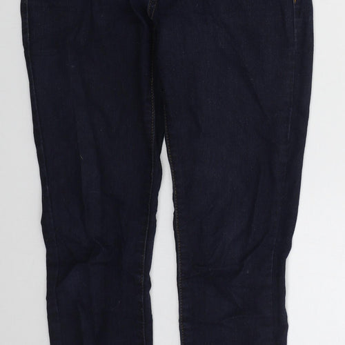 FOREVER 21 Womens Blue  Cotton Skinny Jeans Size 25 in L27 in Regular Button