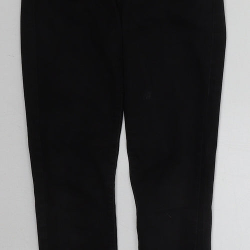 Denim Co Womens Black  Cotton Skinny Jeans Size 4 L23 in Regular Button