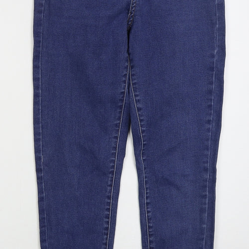 Denim Co Womens Blue  Cotton Skinny Jeans Size 12 L26 in Regular Button