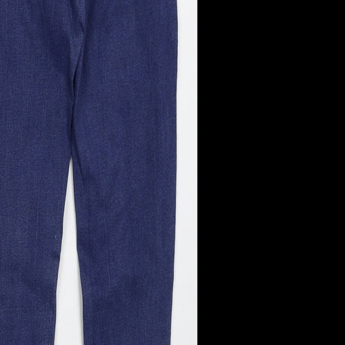 Denim Co Womens Blue  Cotton Skinny Jeans Size 12 L26 in Regular Button