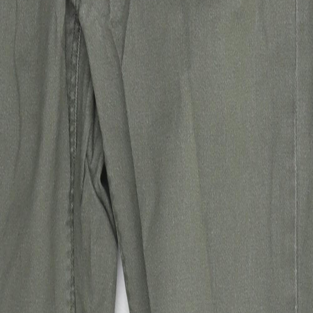 H&M Boys Green  Cotton Skinny Jeans Size 14 Years  Regular Button