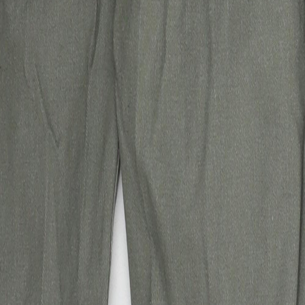 H&M Boys Green  Cotton Skinny Jeans Size 14 Years  Regular Button