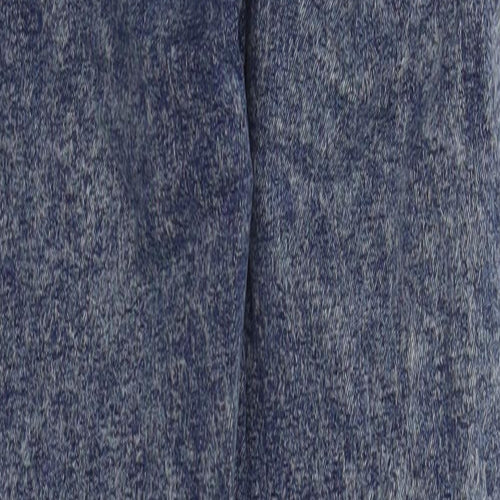 Topshop Womens Blue  Cotton Skinny Jeans Size 26 in L26 in Regular Button