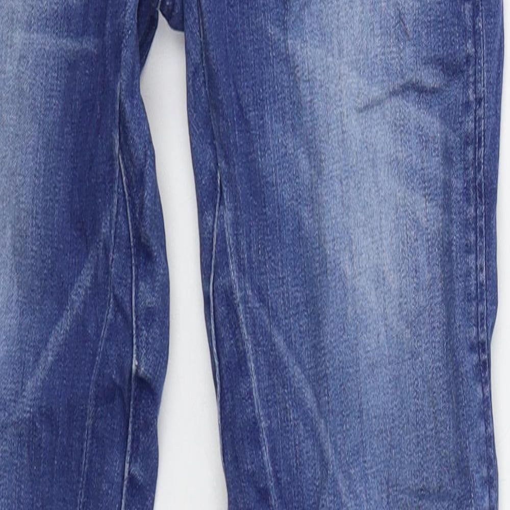 G-Star Womens Blue  Cotton Skinny Jeans Size 24 in L29 in Regular Button
