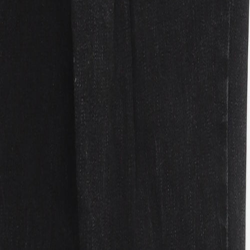 Denim Co Womens Black  Cotton Skinny Jeans Size 10 L29 in Regular Button