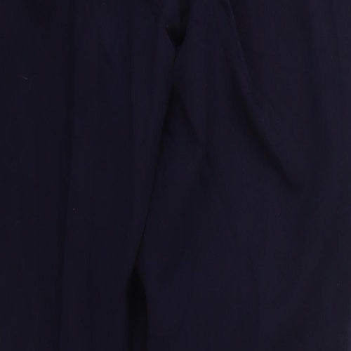 Gentilo Womens Blue  Polyester Trousers  Size 10 L29.5 in Regular Button